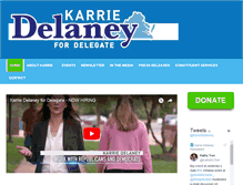 Tablet Screenshot of karriedelaney.com